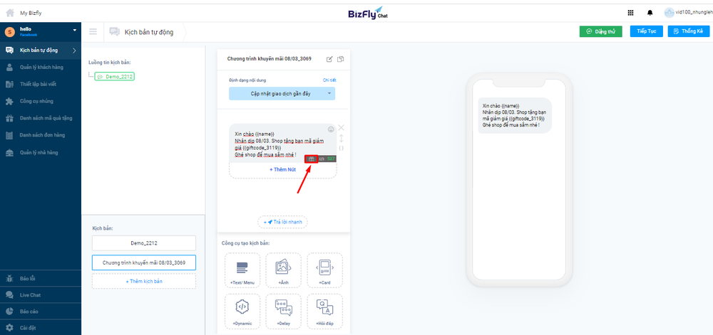 Cách xây dựng kịch bản chăm sóc khách hàng hiệu quả trong mùa sale bằng chatbot Bizfly Chat